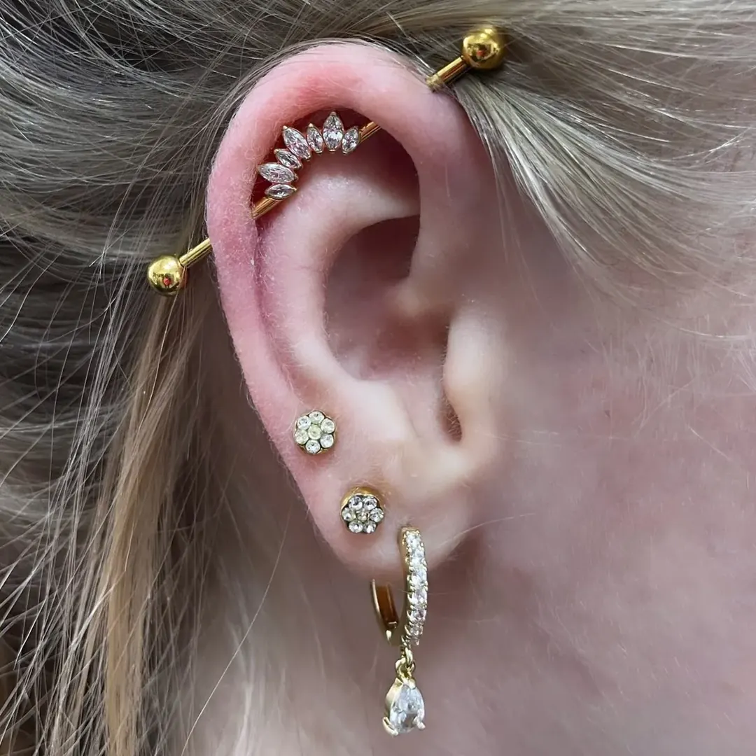 Piercing – ukázka práce Veroo Piercing, Frýdek-Místek