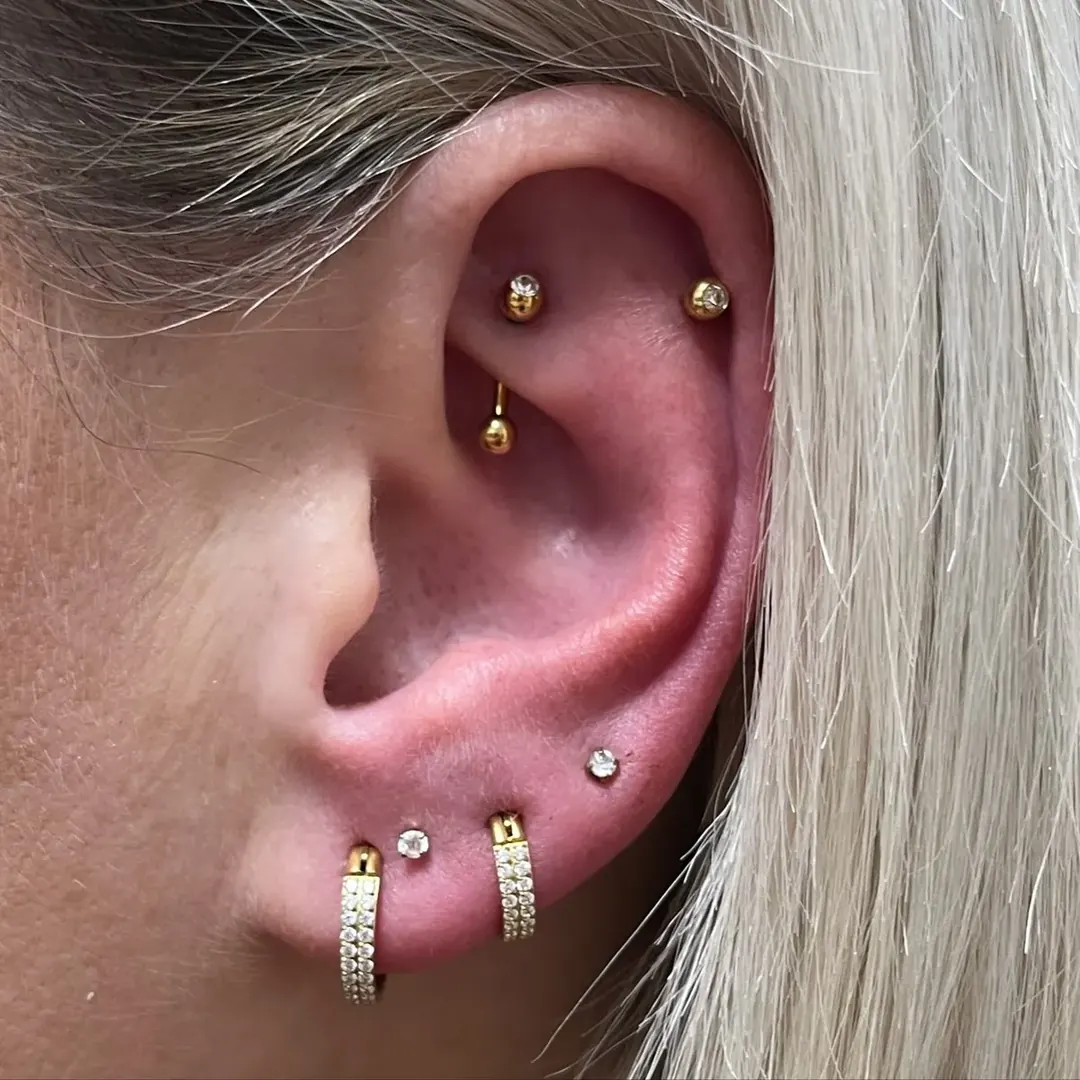 Piercing – ukázka práce Veroo Piercing, Frýdek-Místek