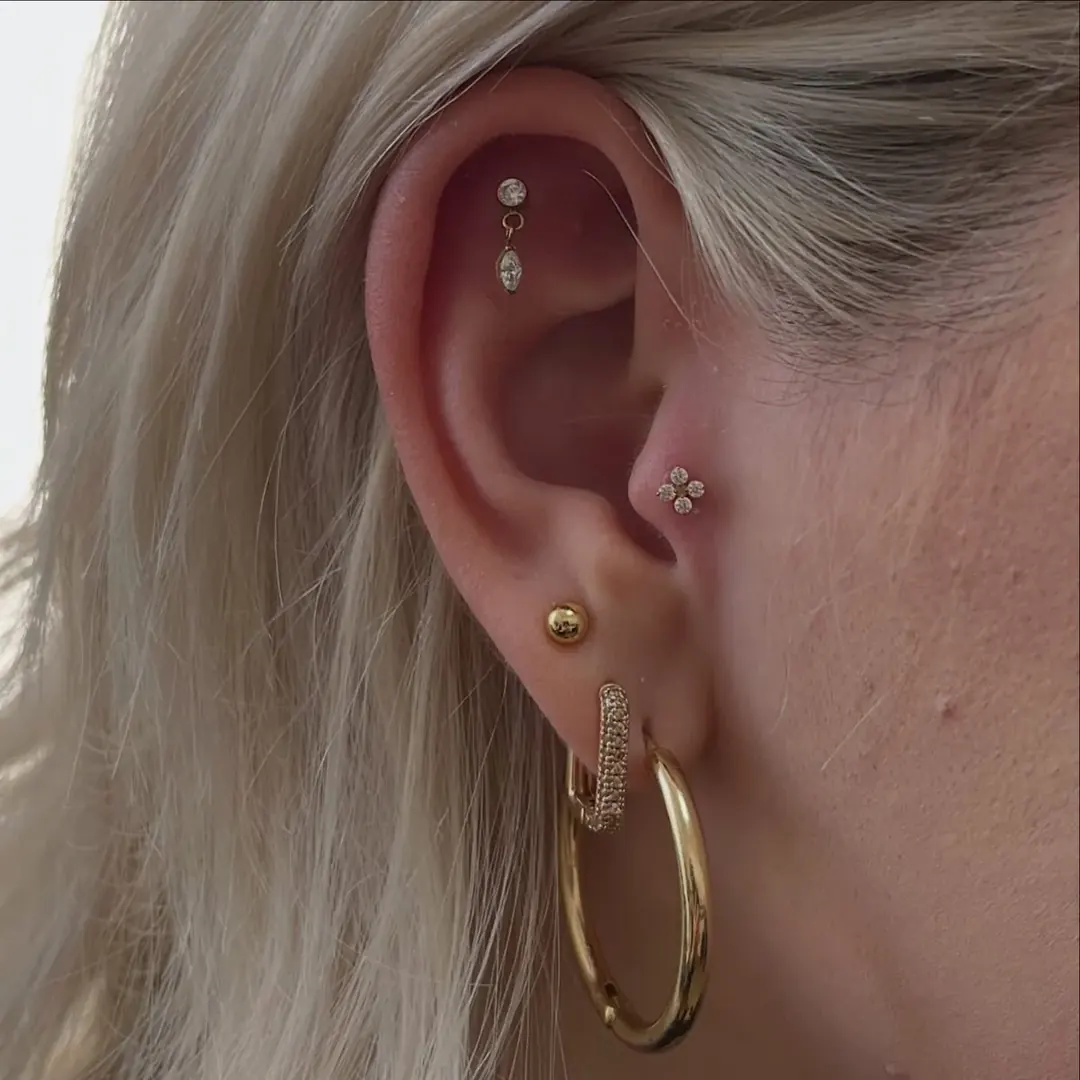 Piercing – ukázka práce Veroo Piercing, Frýdek-Místek