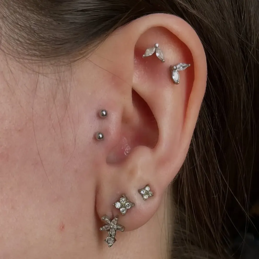 Piercing – ukázka práce Veroo Piercing, Frýdek-Místek
